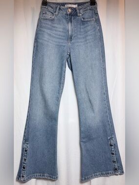 GARAGE Flare Jeans with Hem Snaps